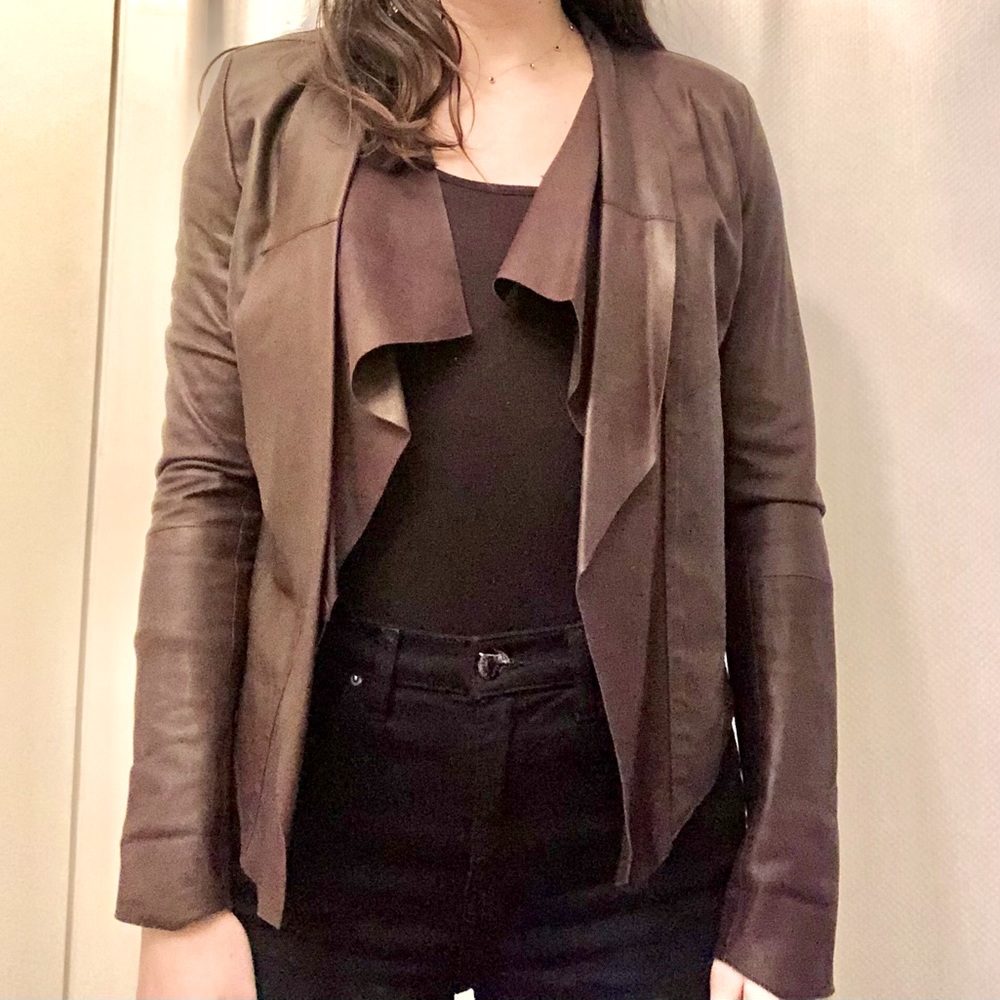 Bod & Christensen brown Leather jacket